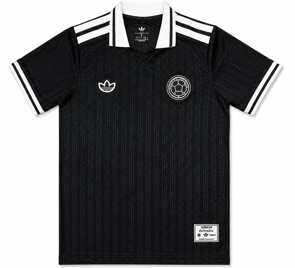 Camiseta Jersey Negra Caballero Selección Colombia