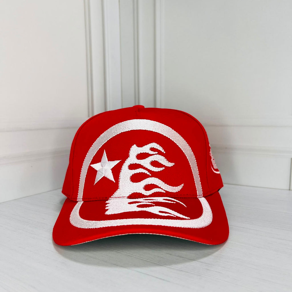 Gorra Premium Flame Edition - Roja