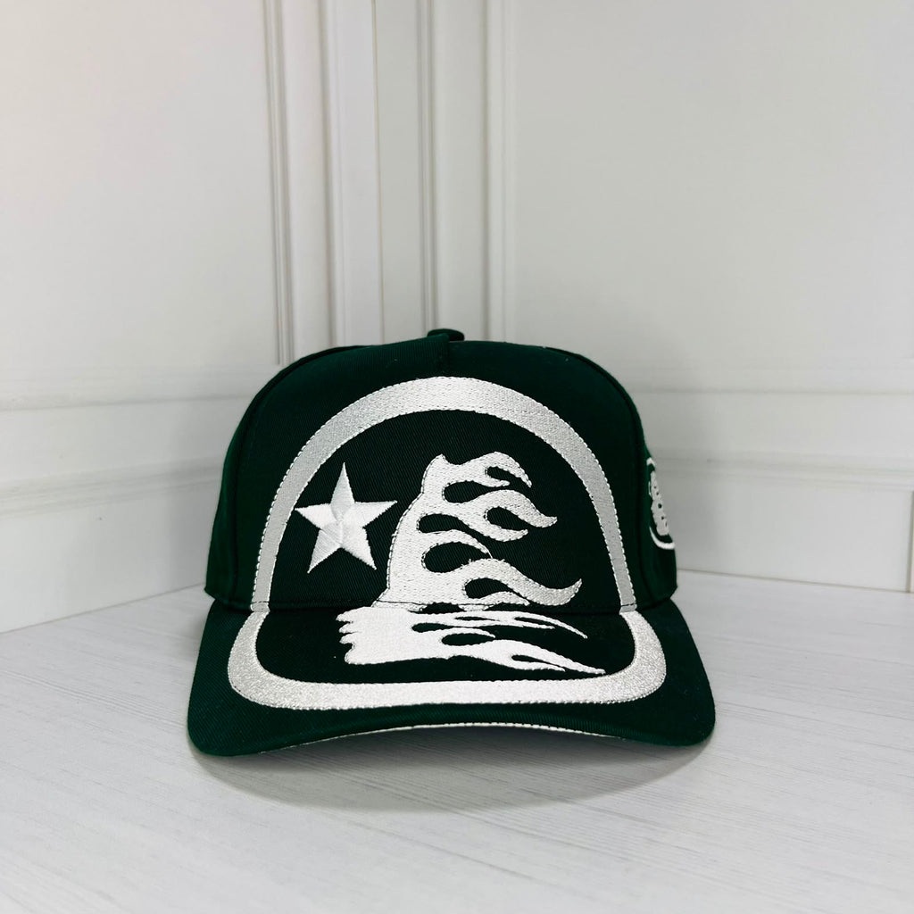 Gorra Premium Flame Edition - Verde