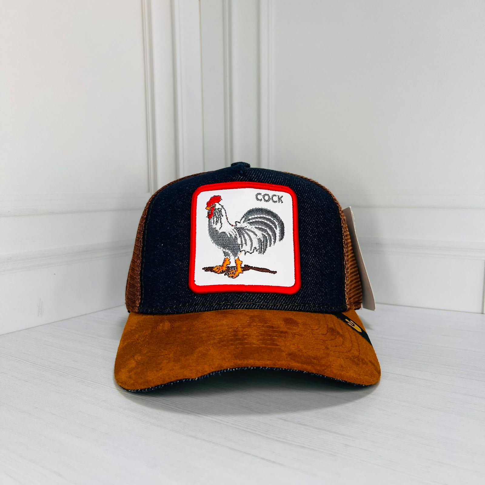 Gorra Rooster Edition – Azul/Café
