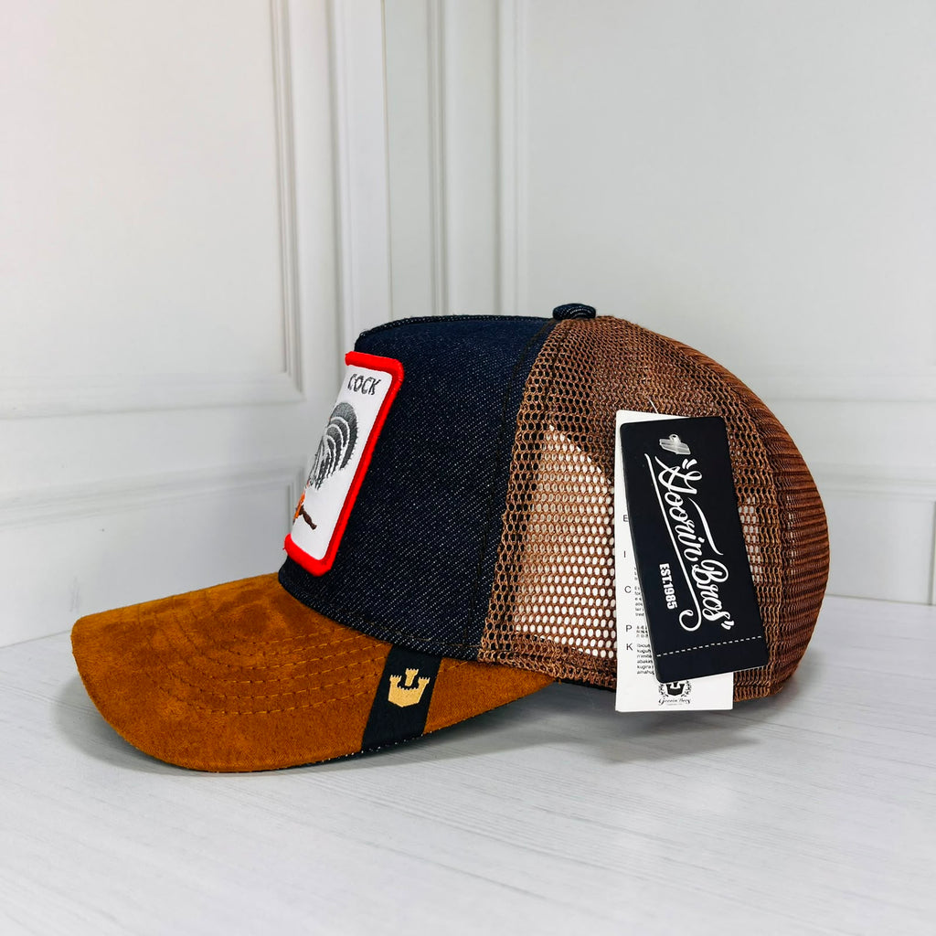 Gorra Rooster Edition – Azul/Café