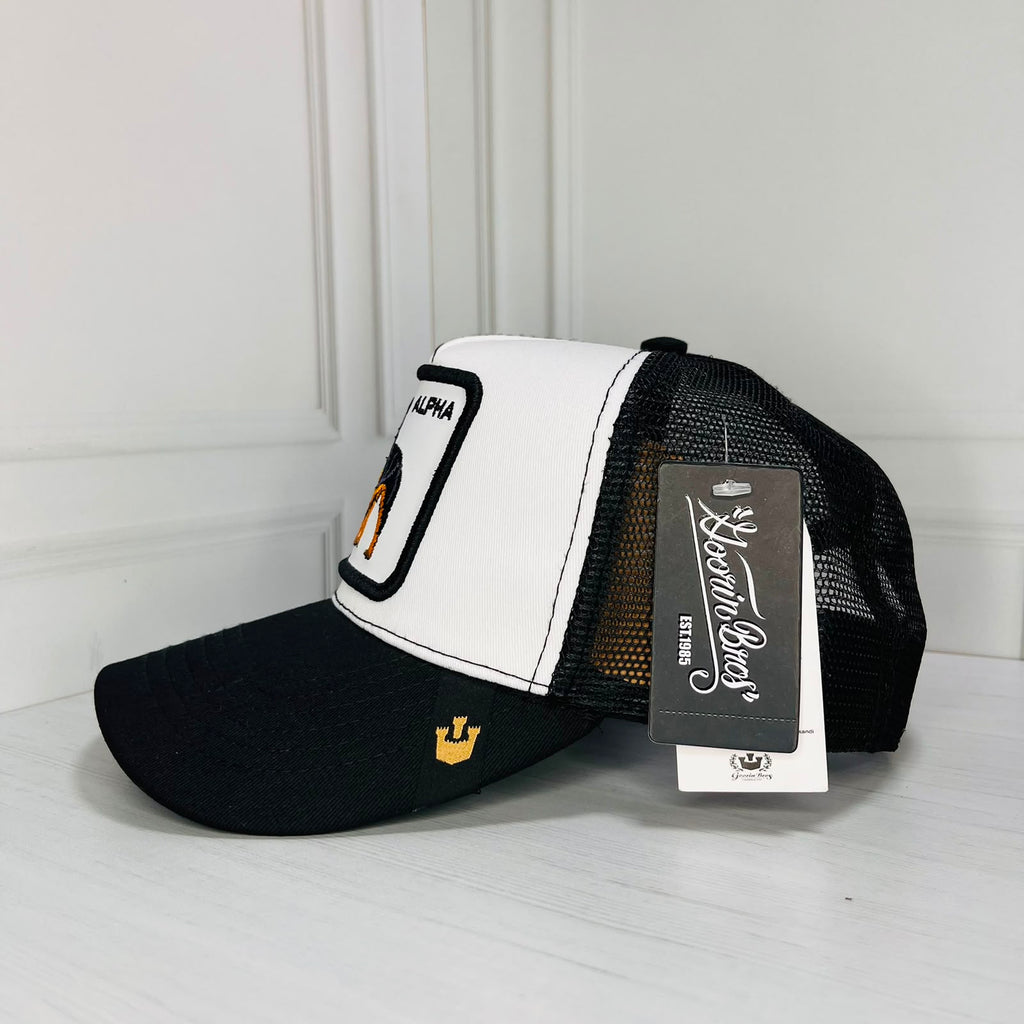 Gorra Alpha Edition – Blanco/Negro