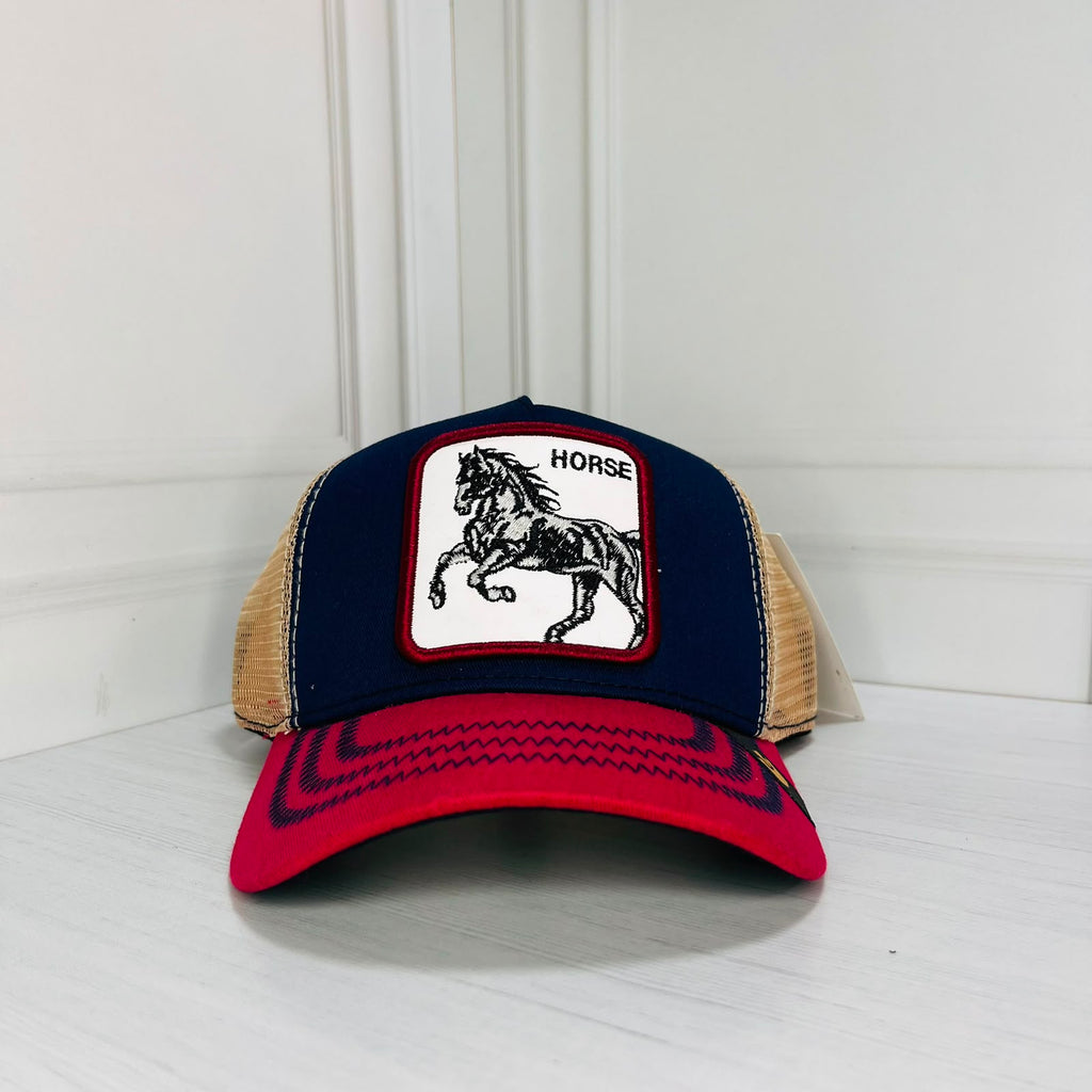 Gorra Horse Legacy Azul/Rojo