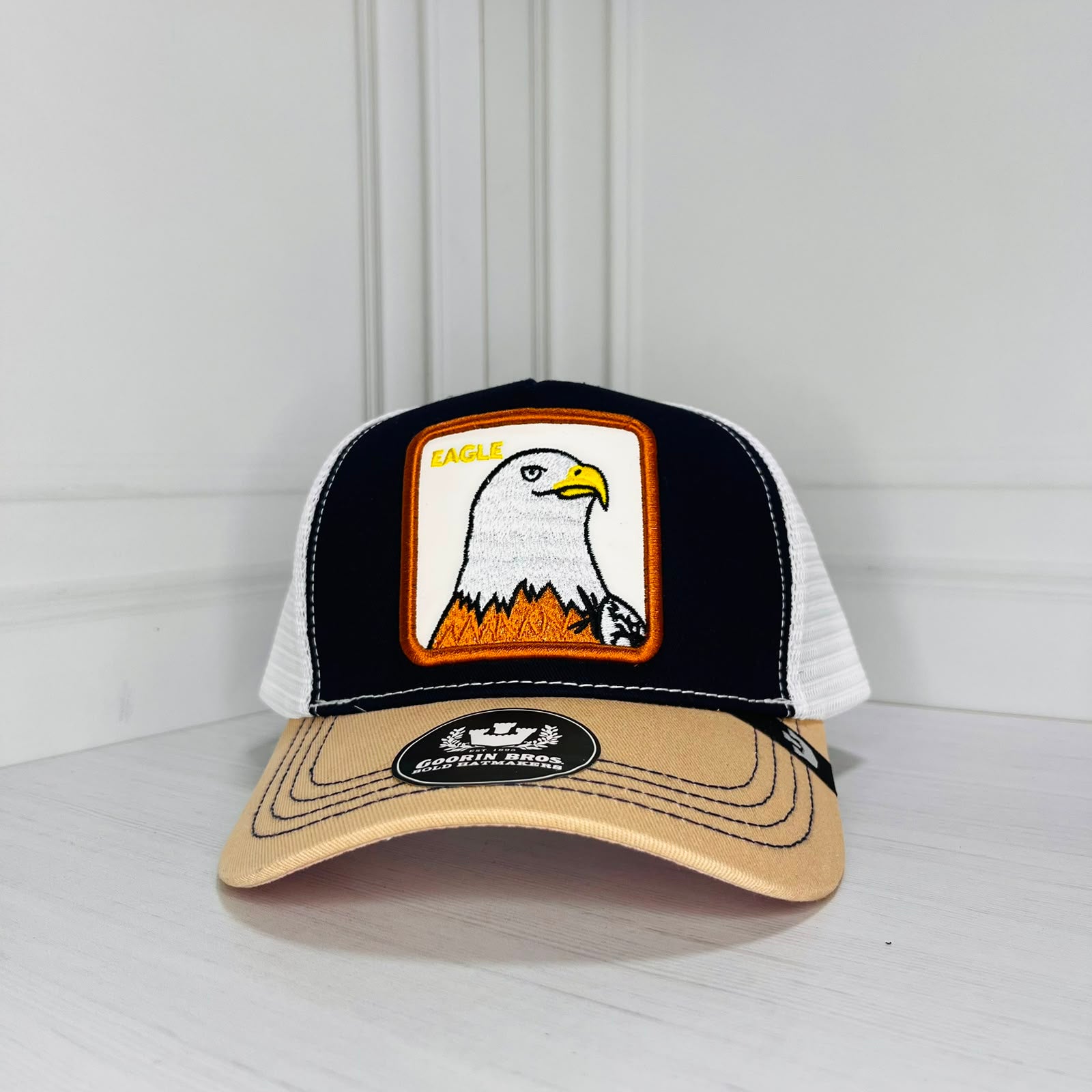 Gorra Eagle Edition – Negro/Beige