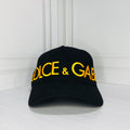 Gorra Negra Bordada Estilo Luxury