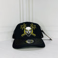 Gorra Trucker Skull Palm Negra