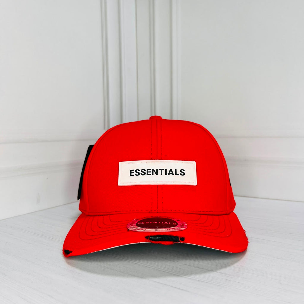 Gorra Essentials Roja Vintage