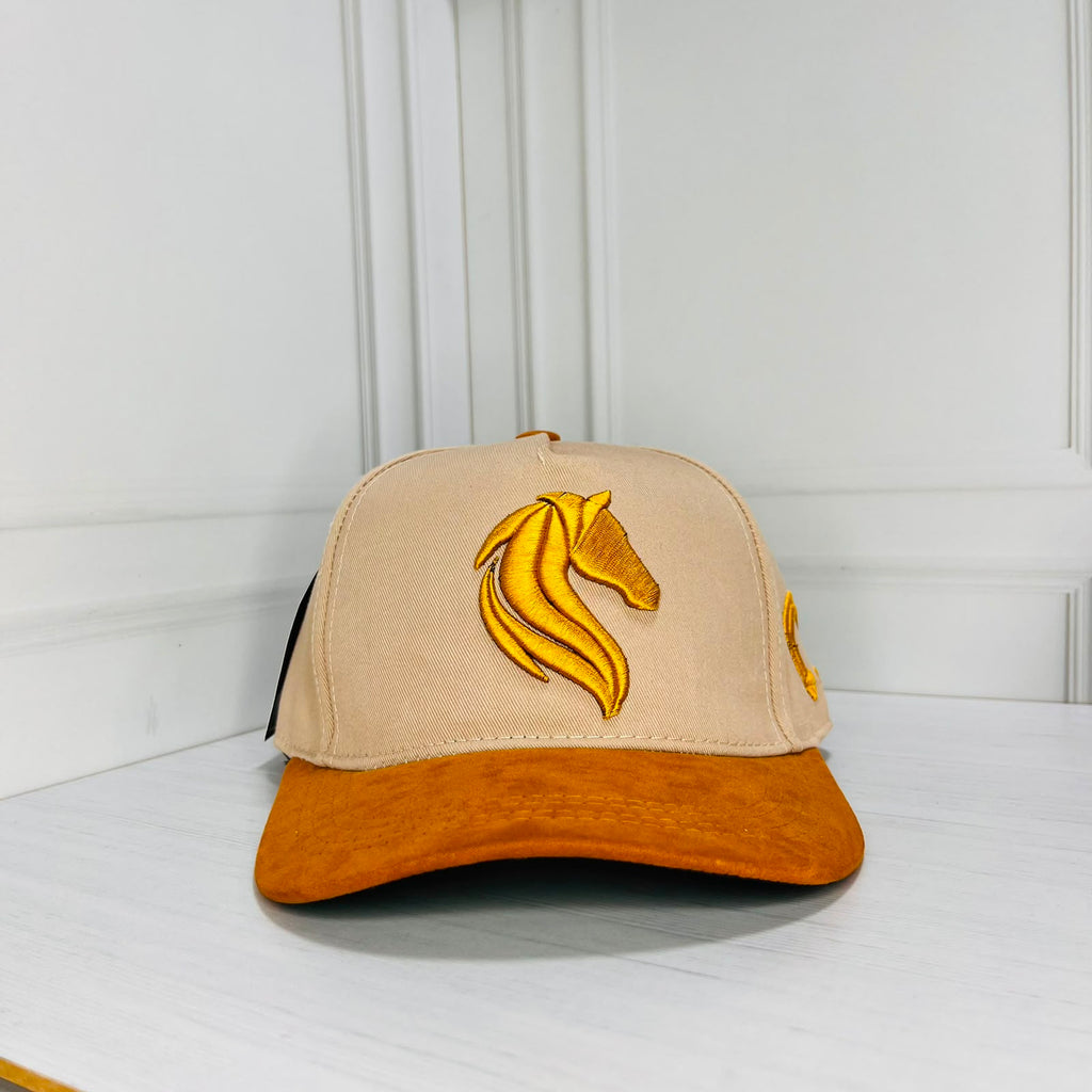 Gorra Golden Horse Beige