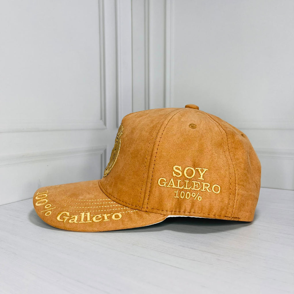 Gorra Rooster Camel Suede